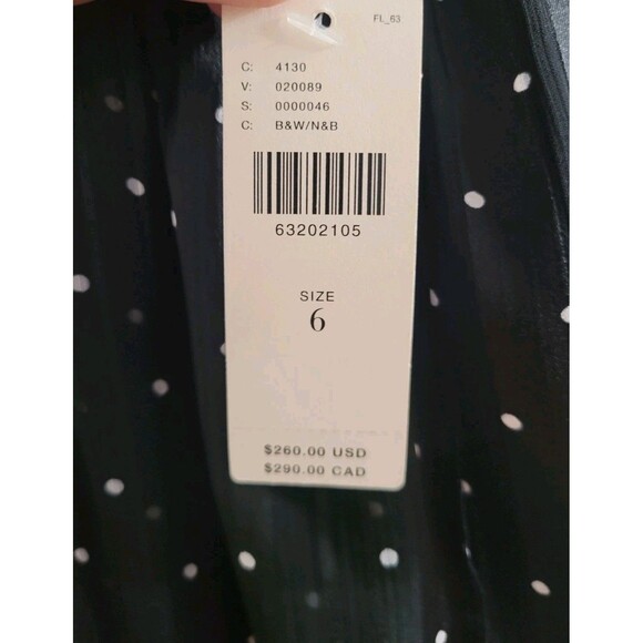 NWT Sachin & Babi Anthropologie Polka Dot Halter Dress Sz 6 Classic Preppy - Picture 6 of 13